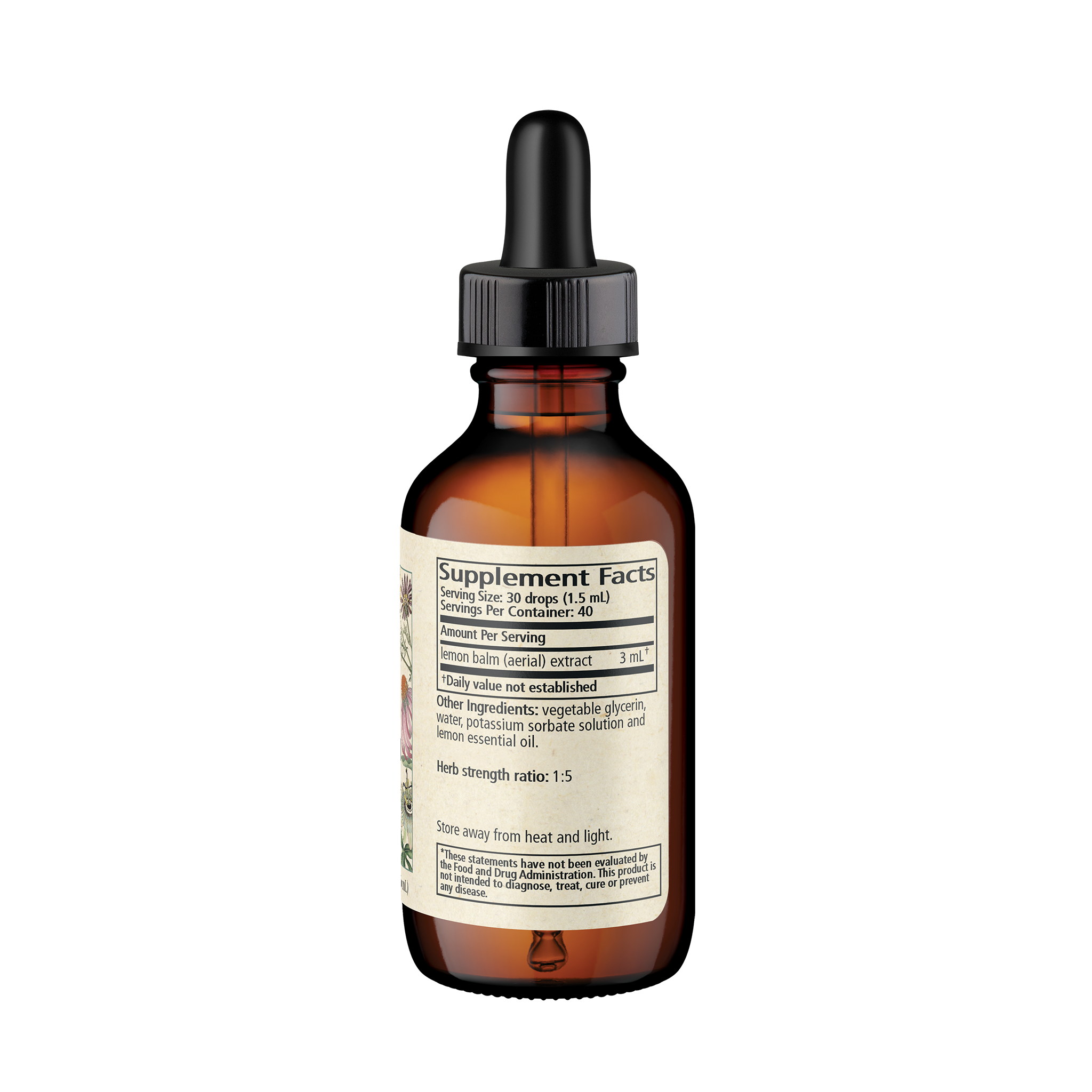 Lemon Balm Alcohol Free Extract (Formerly Melissa/ Lemon Balm Glycerite)