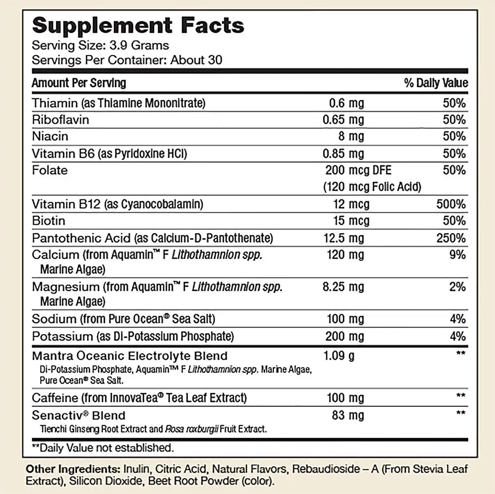 Zahler Go Pre-Workout Energy Booster - Tropical Berry Flavor - Clean  Caffeine - Electrolytes - Vitamins B12 B6 B9 - HSA/FSA Eligible - 30 Servings