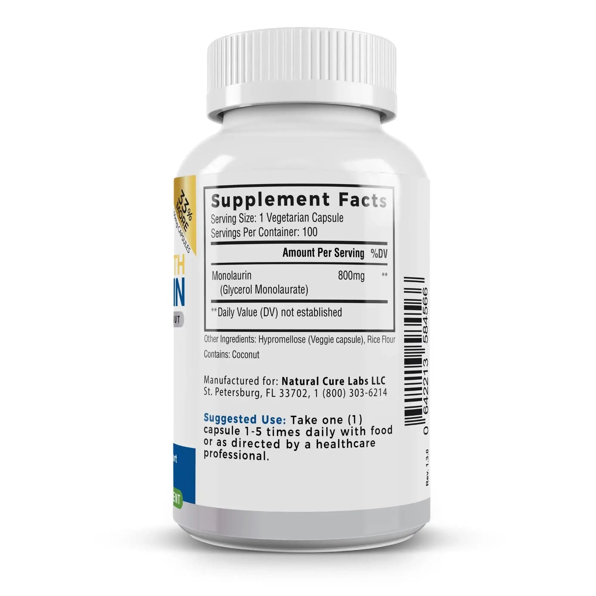 Monolaurin Extra Strength 800mg