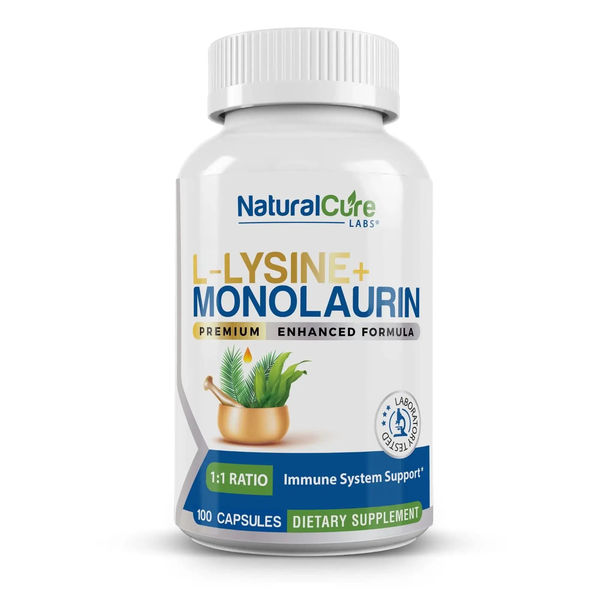L-Lysine + Monolaurin 600mg