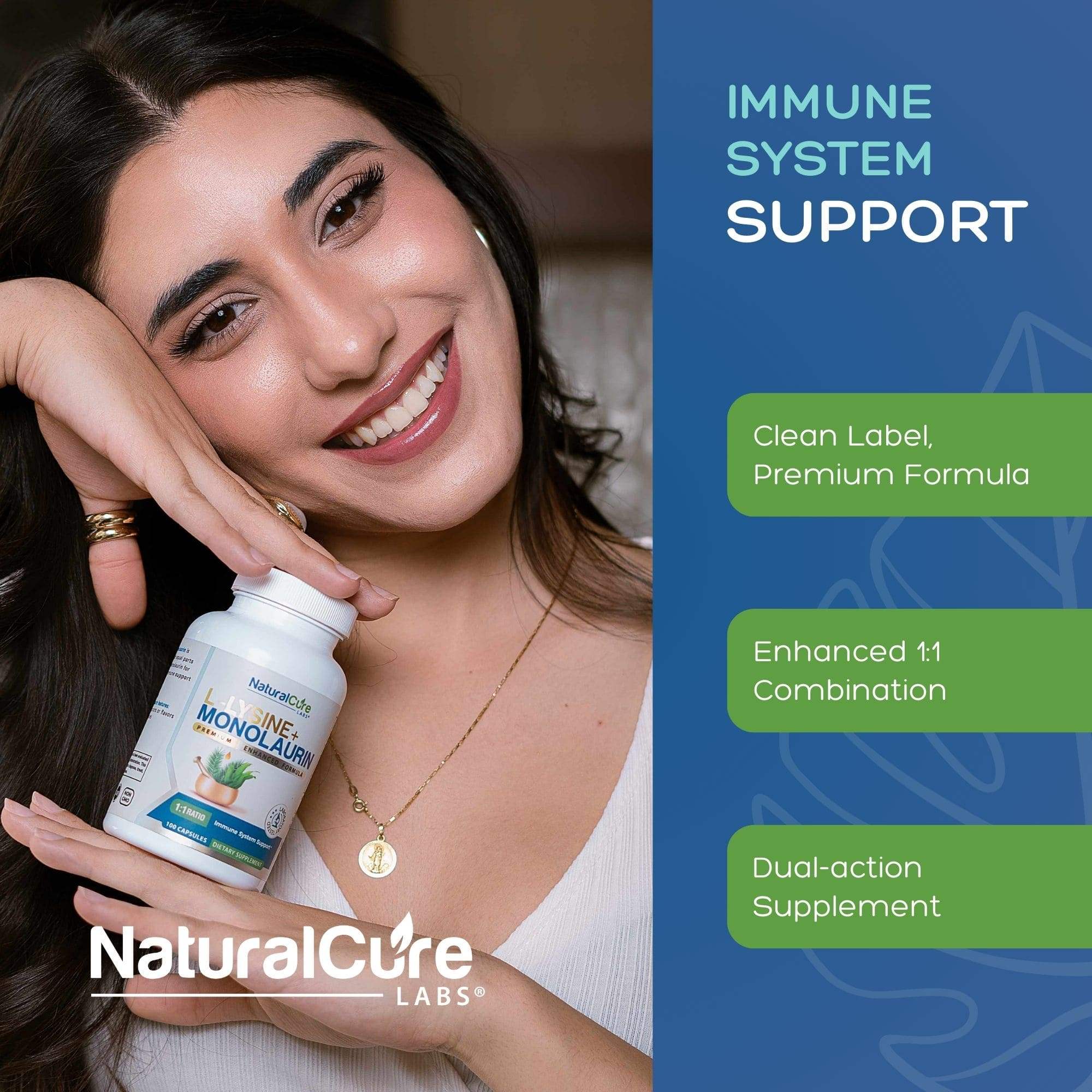 L-Lysine + Monolaurin 600mg