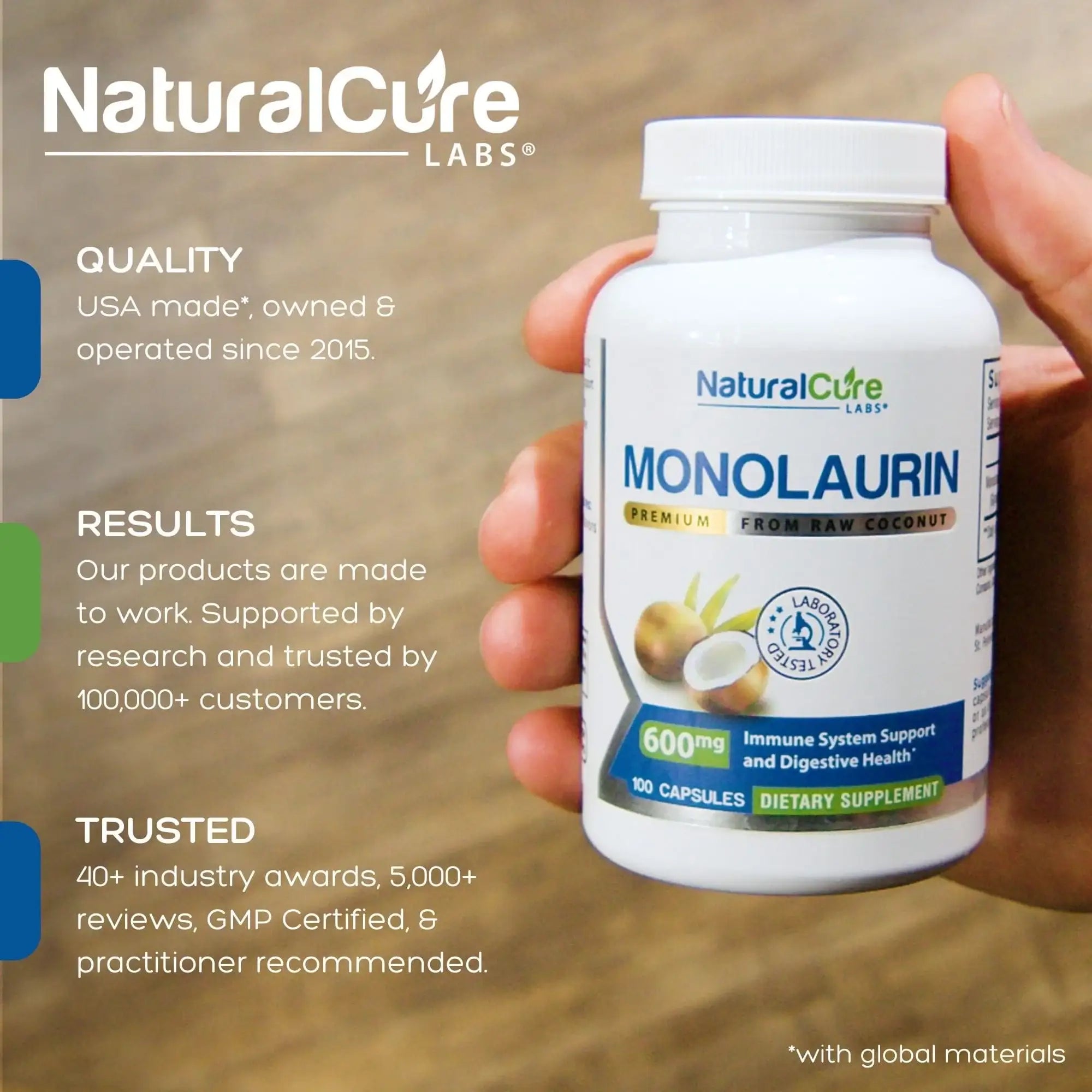Premium Monolaurin 600mg