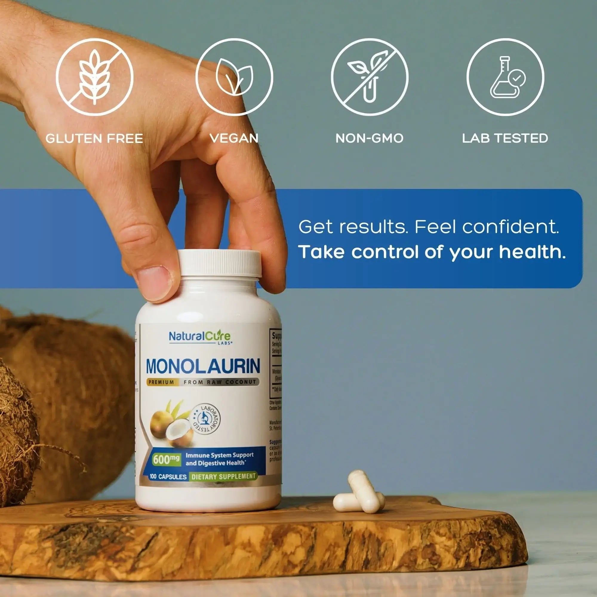 Premium Monolaurin 600mg
