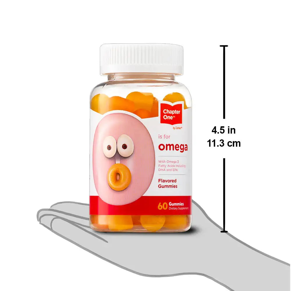 Zahler Chapter One Omega Gummies - Omega 3 & 6 for Brain, Vision & Heart Health - 60 or 120 Gummies - HSA/FSA Eligible