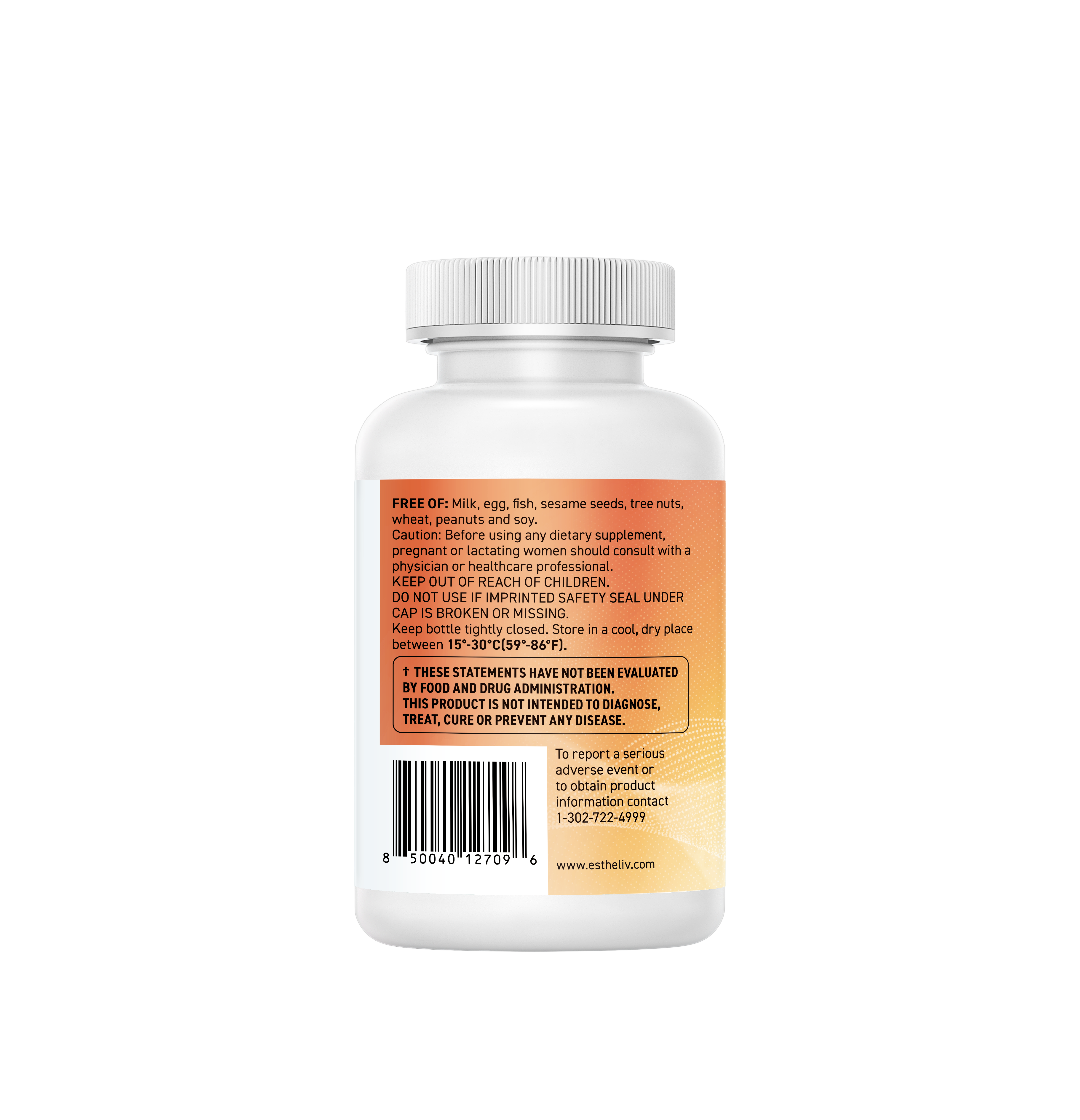 ESTHELIV OsteoMagnesium 4-in-1 Bone | Immune | Mood | Sleep 60 Veggie Capsules