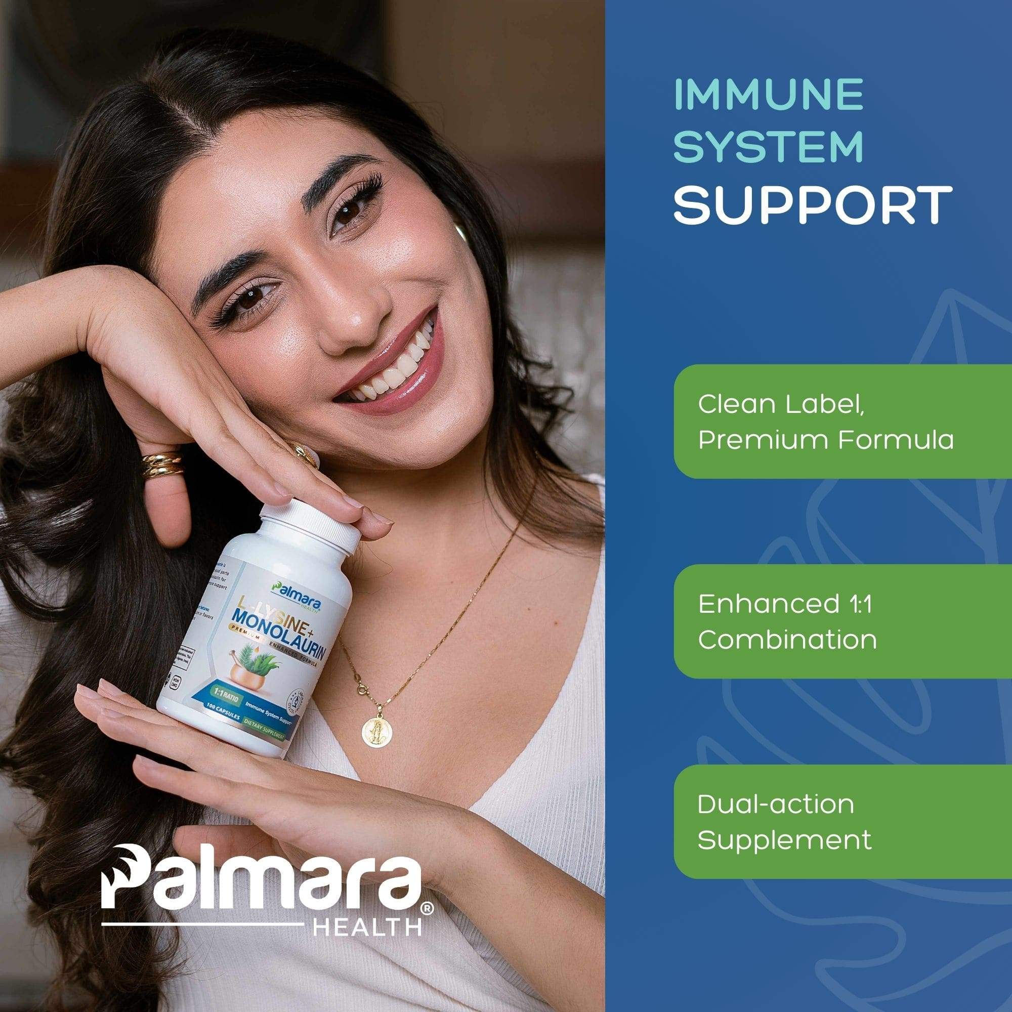 L-Lysine + Monolaurin 1:1 Ratio | Palmara Health