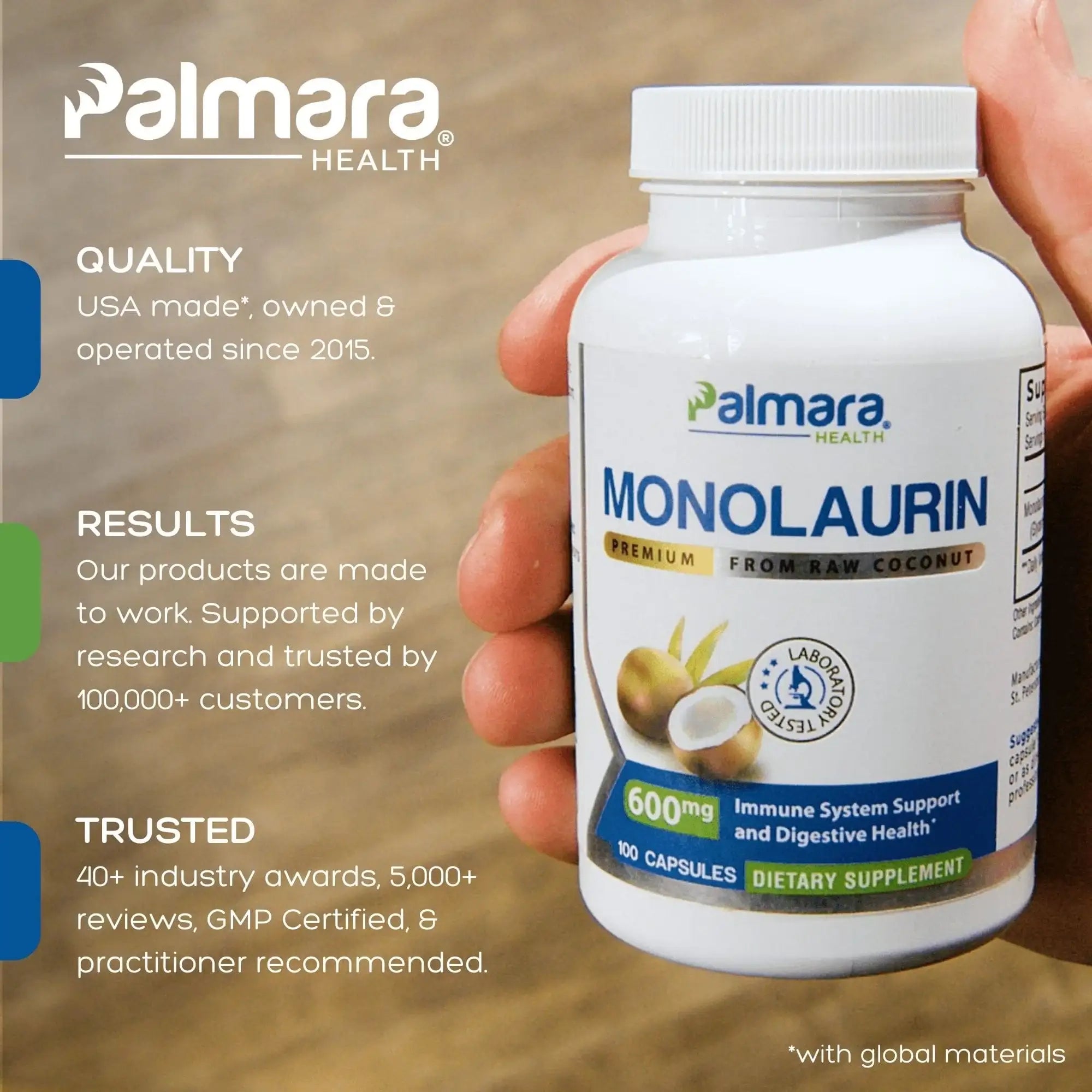 L-Lysine + Monolaurin & Premium Monolaurin 600mg