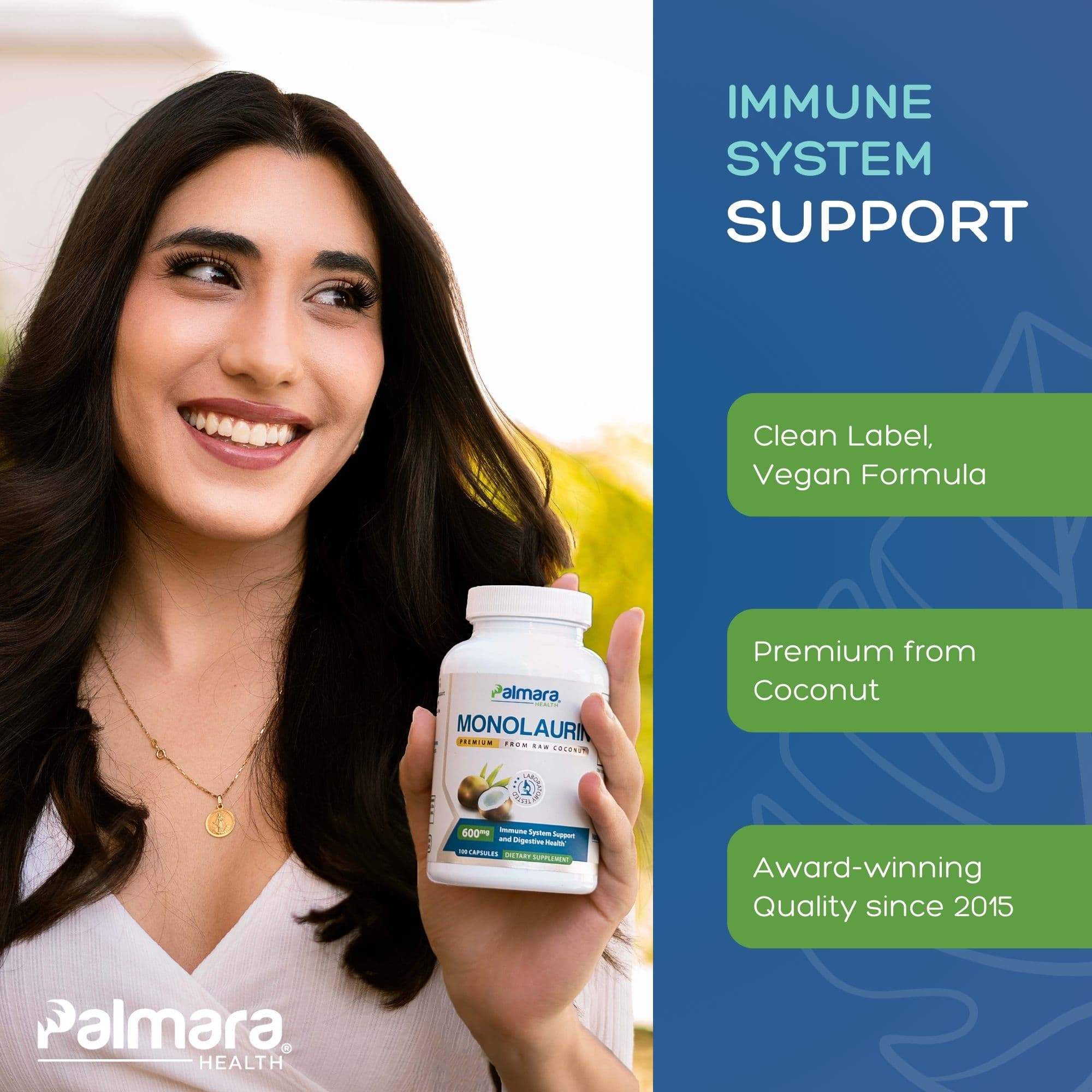 L-Lysine + Monolaurin & Premium Monolaurin 600mg