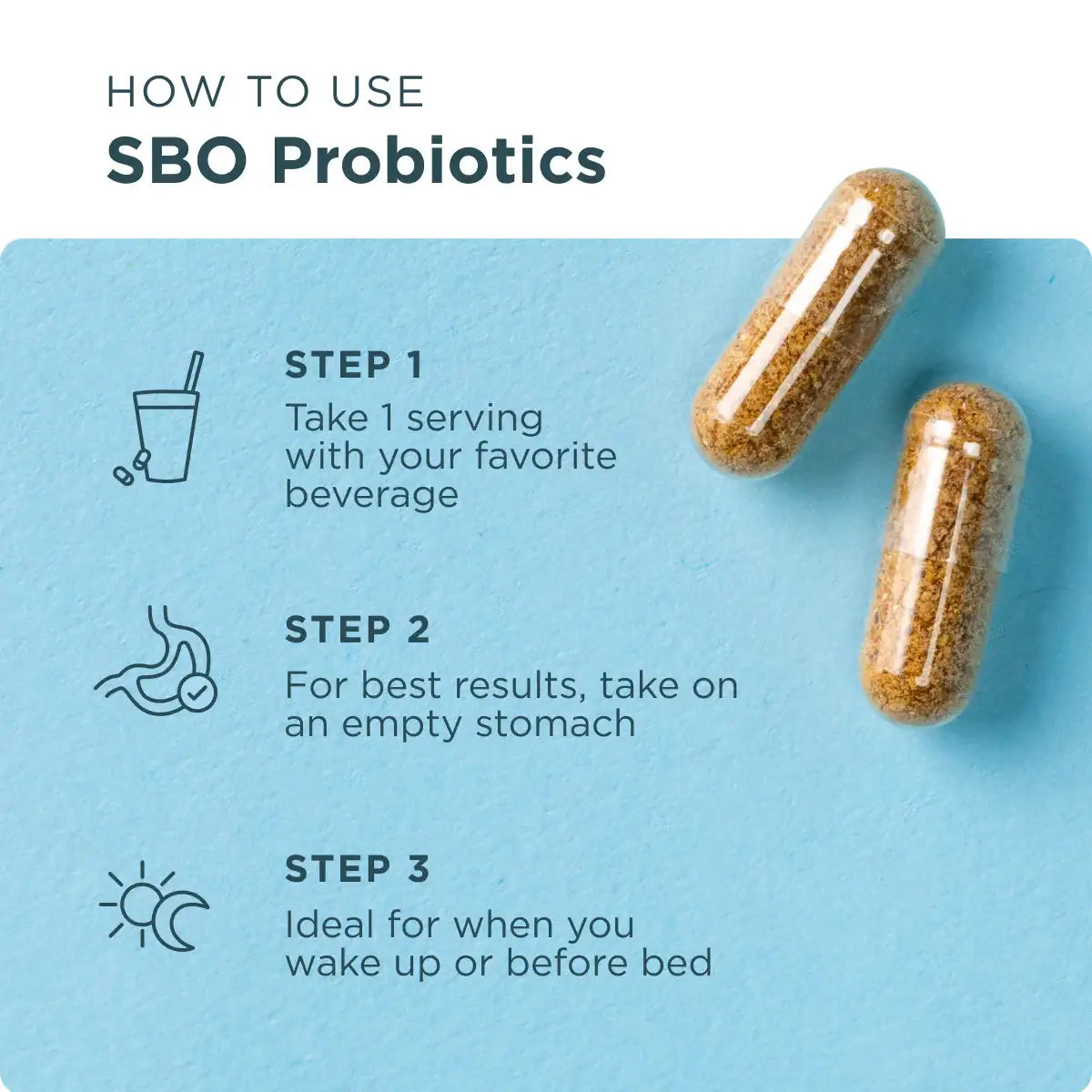 Ancient Nutrition SBO Probiotics Ultimate 50B CFU Capsules for Digestive &  Immune Support with Organic Fermented Herbs HSA/FSA Eligible - 30 Servings
