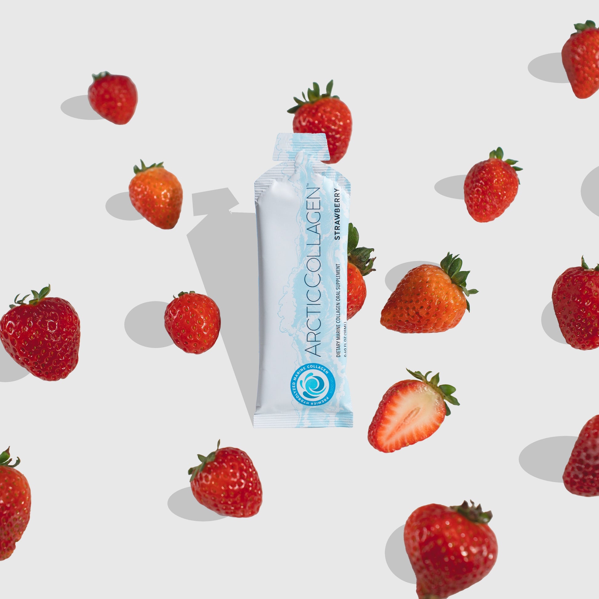 Strawberry Marine Collagen Supplement