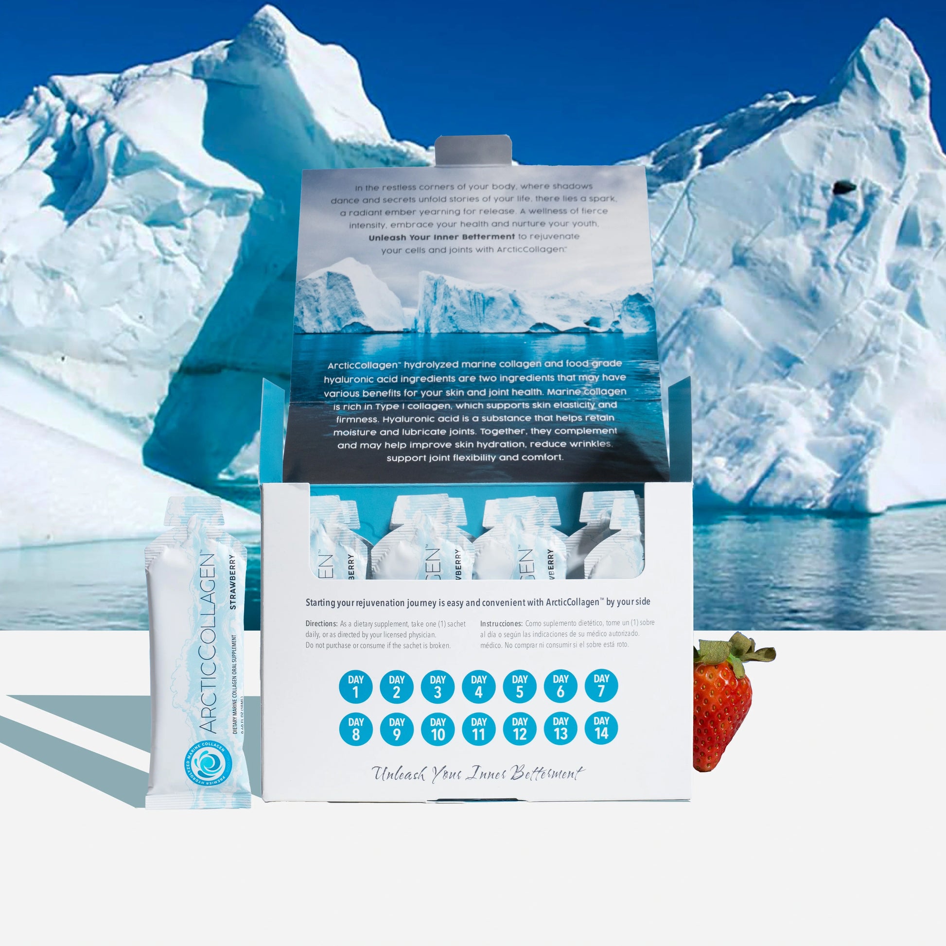Marine Collagen Supplements Strawberry