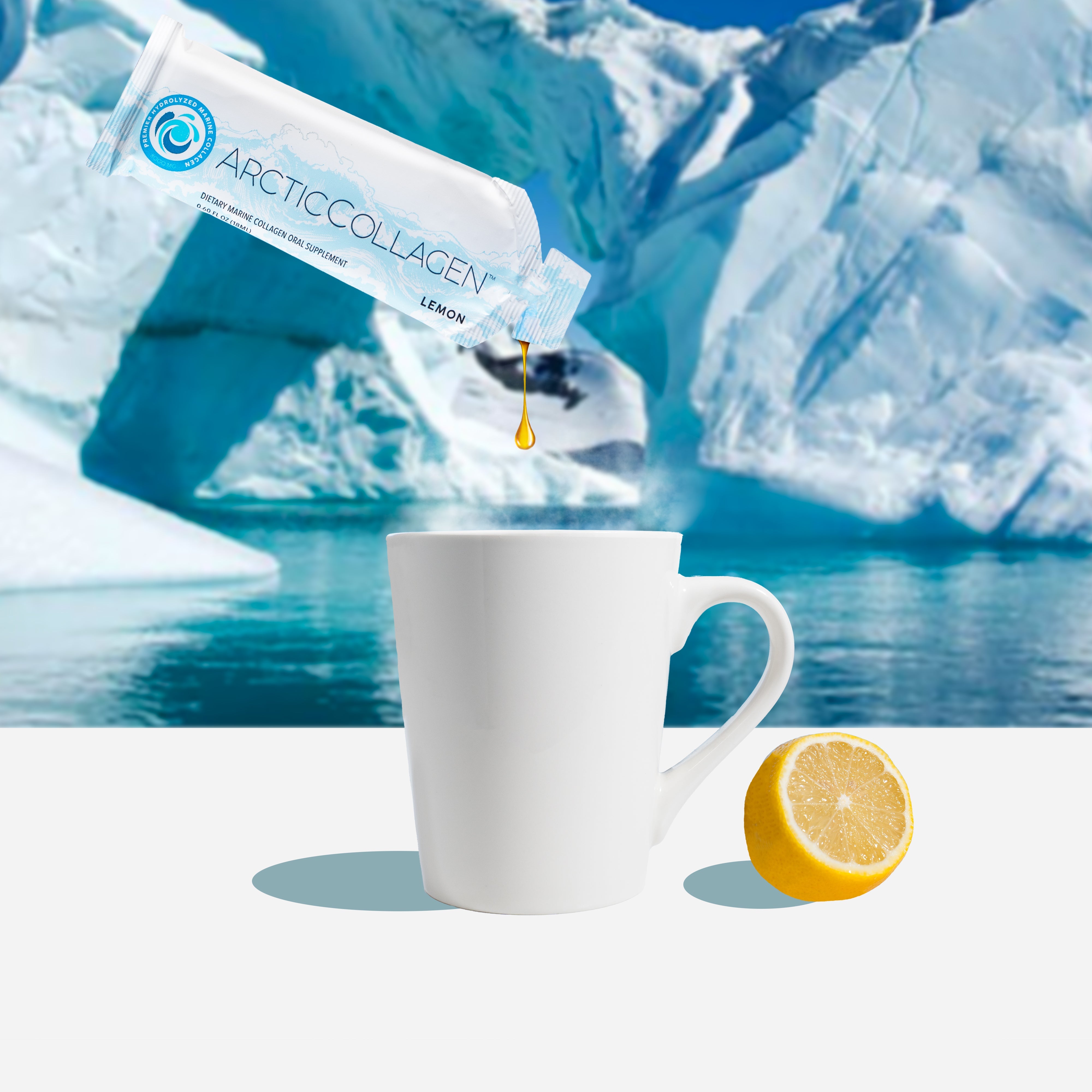 Lemon Marine Collagen Sachet Cup