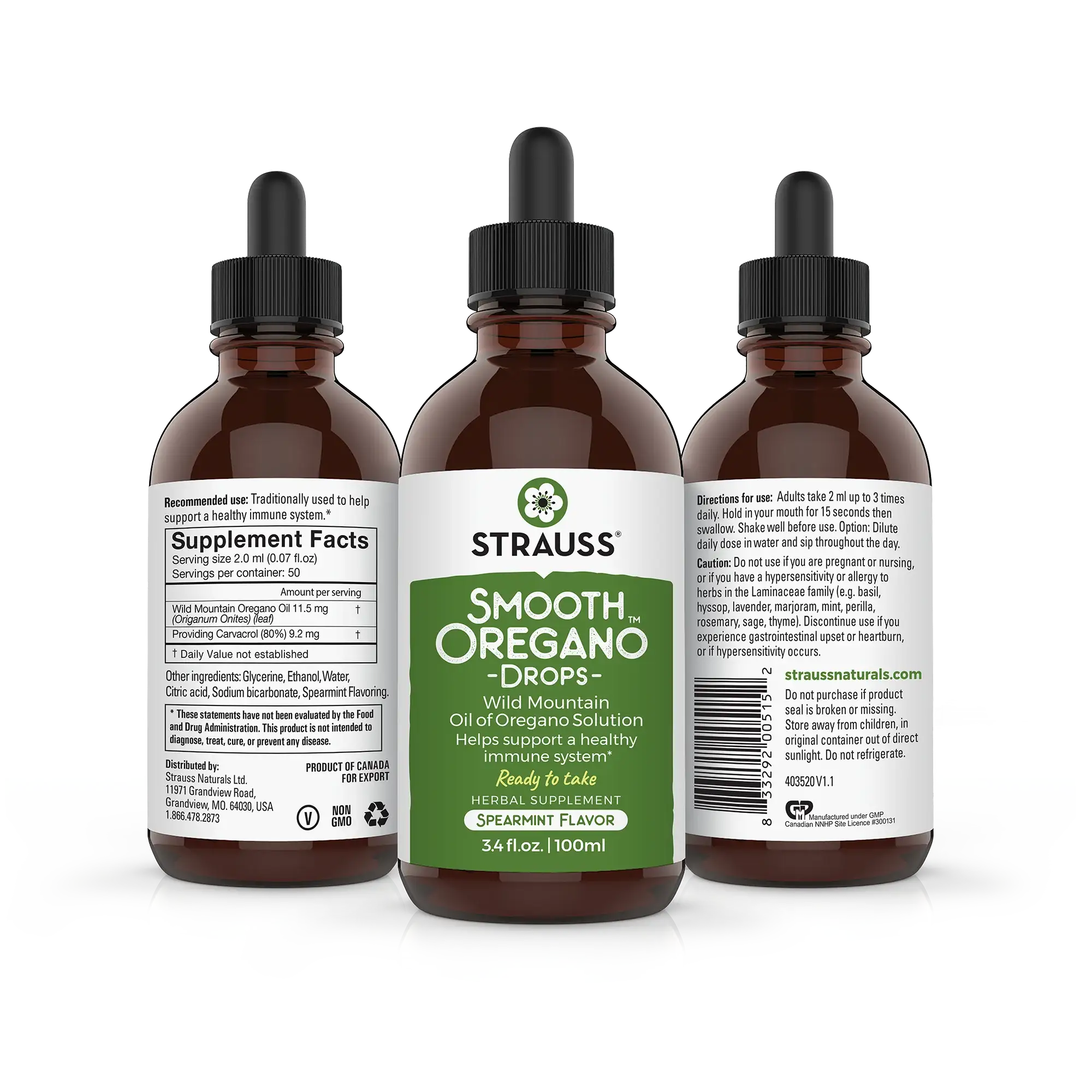 Smooth Oregano™ Drops - Oregano Oil