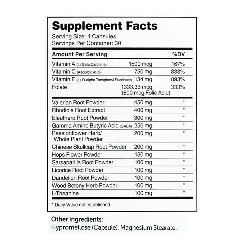 Zahler StressMaster - HSA/FSA Eligible Stress Relief Formula with GABA L-Theanine Valerian Root Rhodiola Passionflower - 120 Capsules