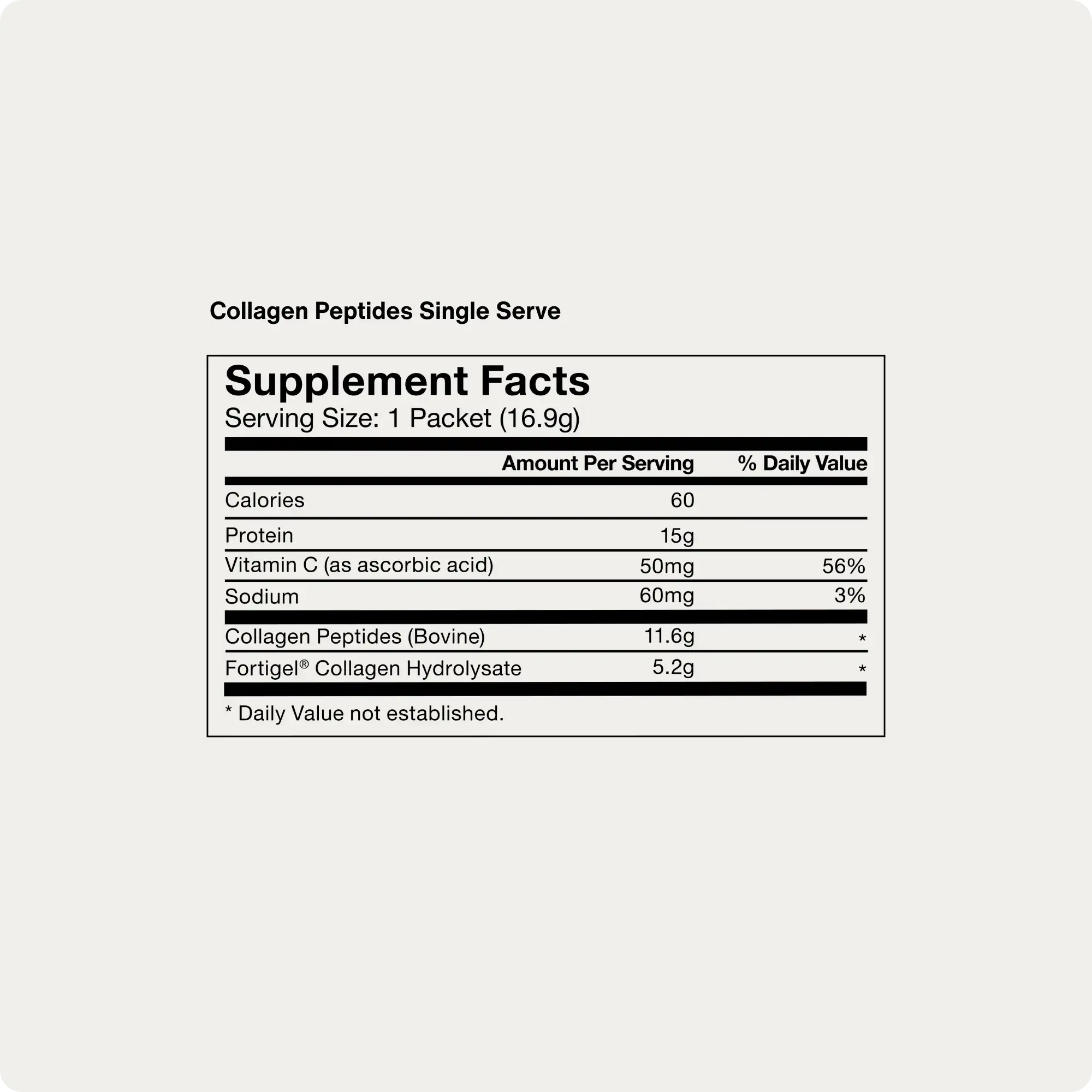 Collagen Peptides 10-Travel Packs