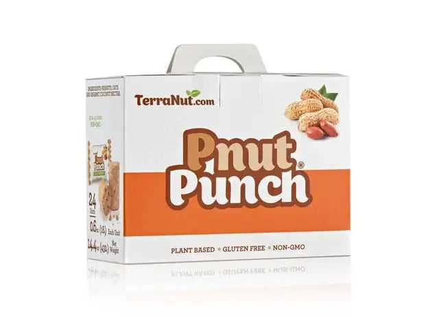 TerraNut® - Pnut Punch® Superfood Energy Snack (24 Piece Container) Cold-Pressed, Gluten-Free, Vegan