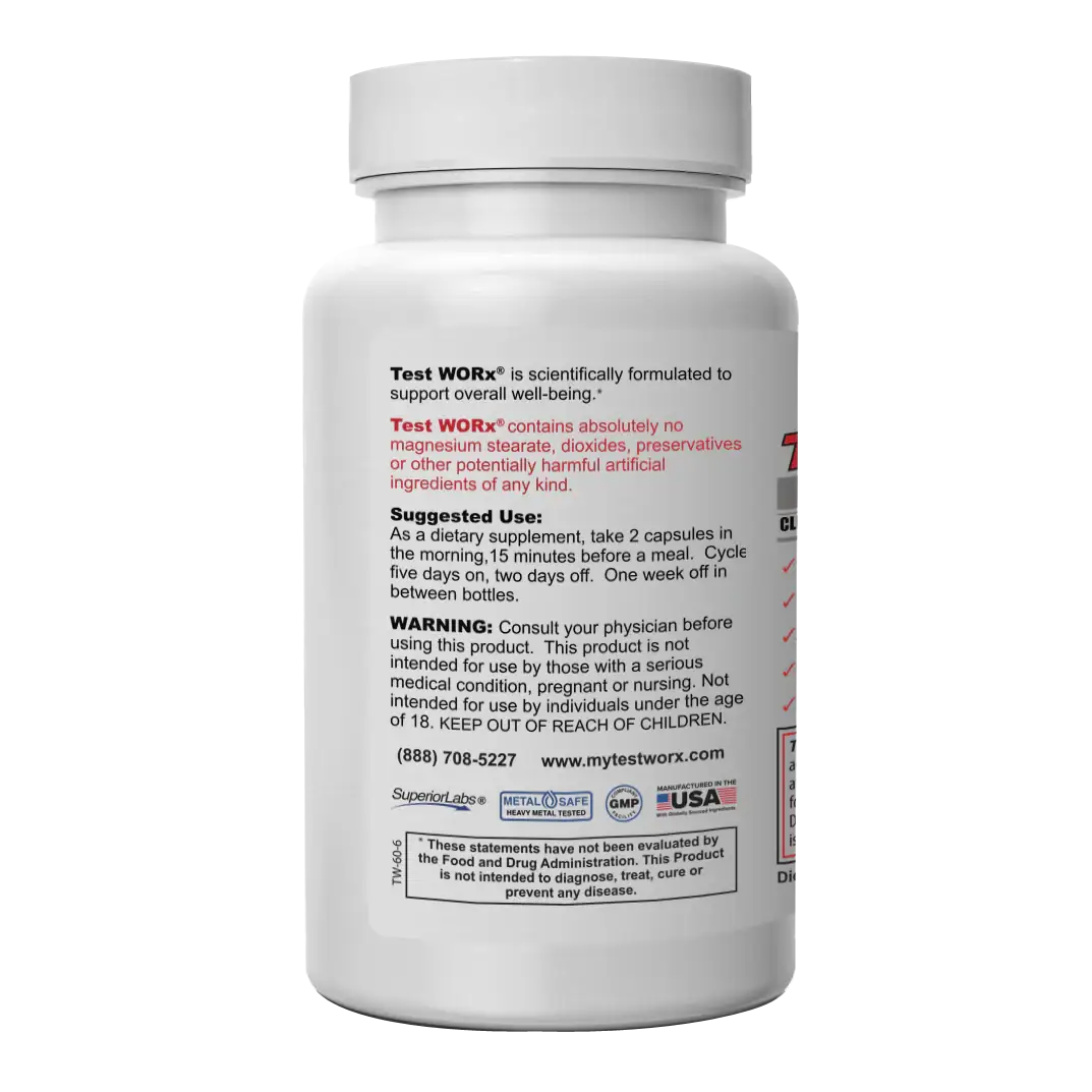TestWORx® Best Selling Natural T Booster