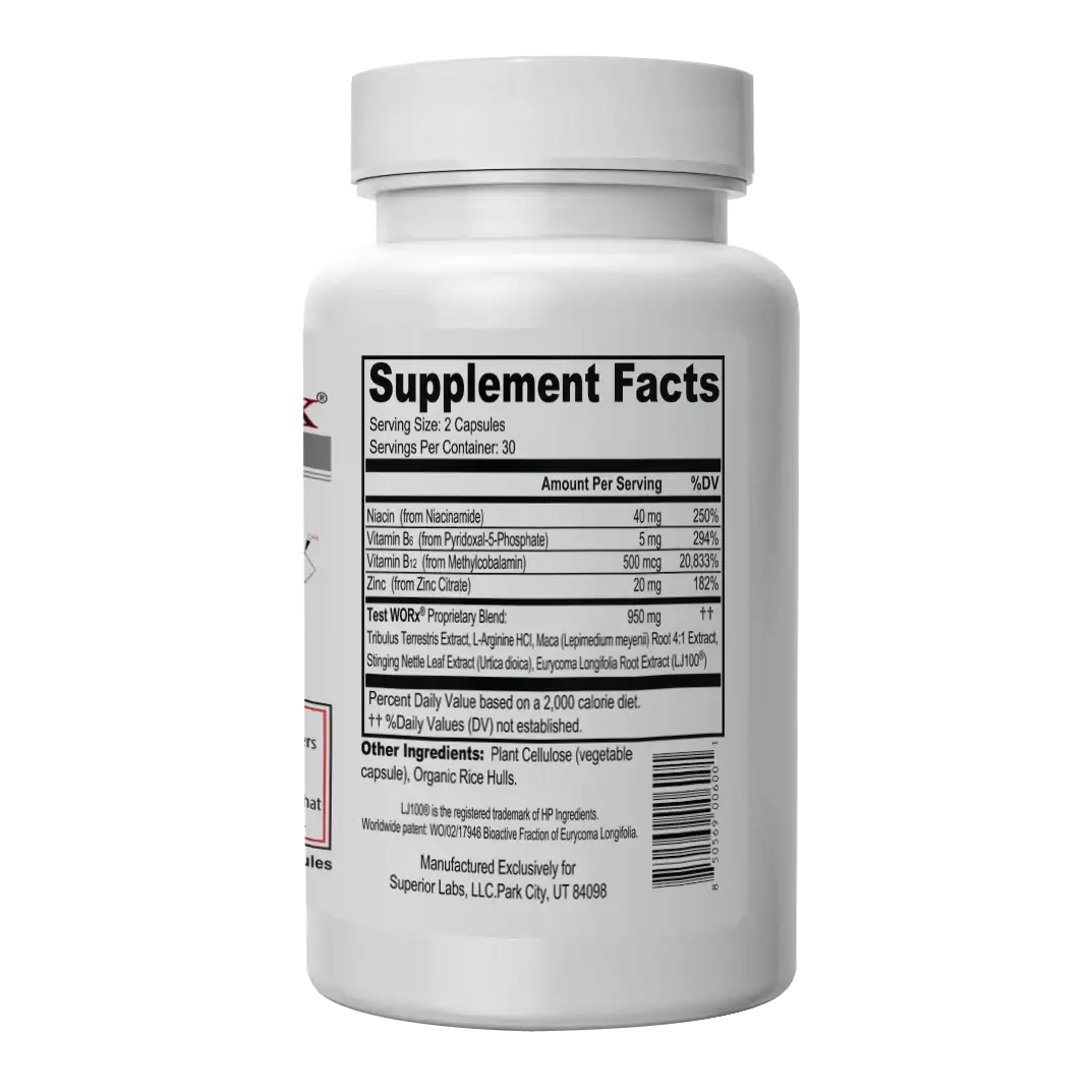 TestWORx® Best Selling Natural T Booster
