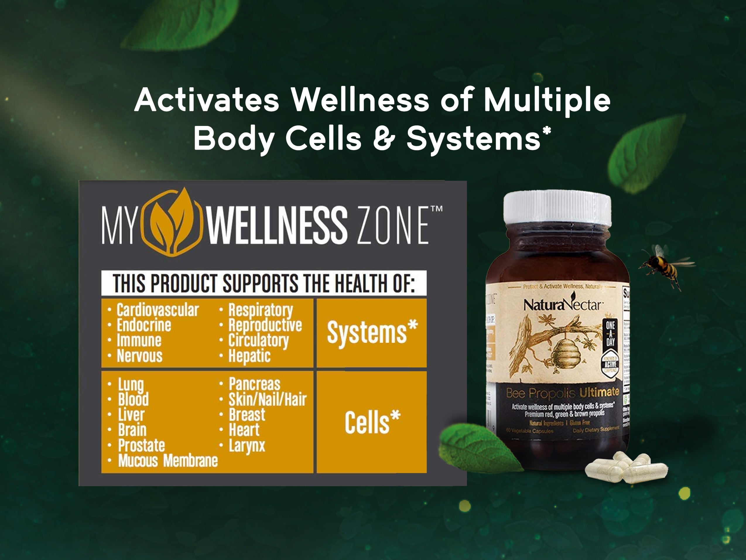 Bee Propolis Ultimate, NSF Contents Certified, 60 capsules