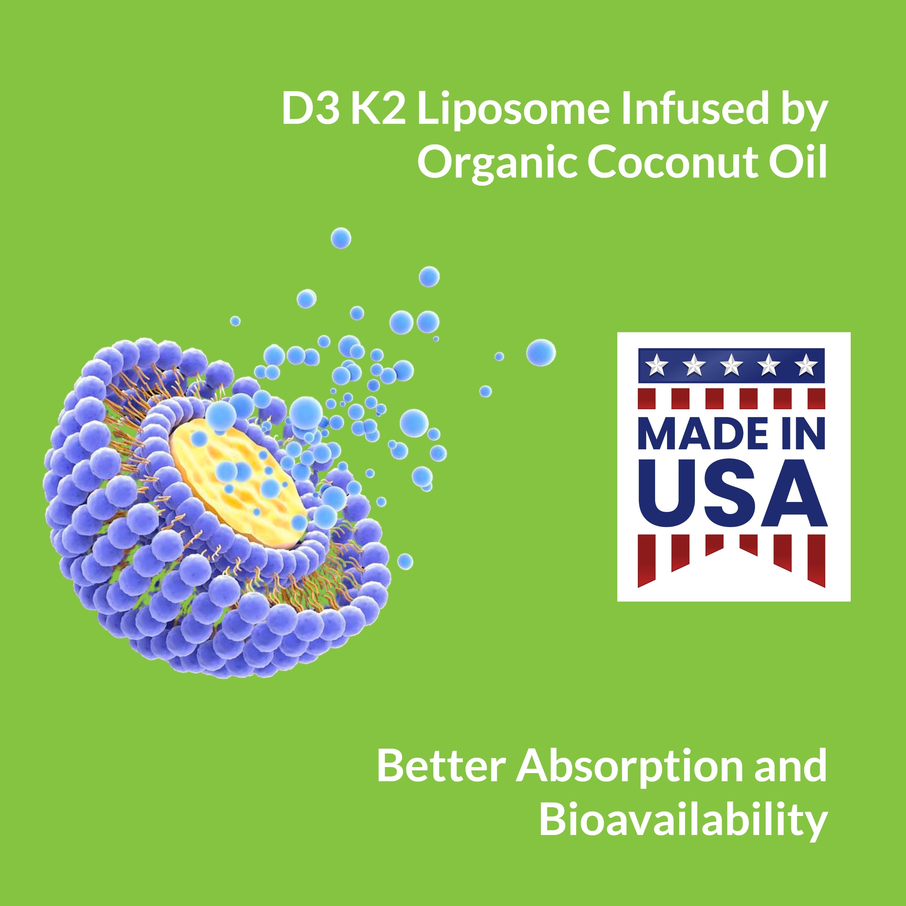 Liposomal D3 2000IU K2 100mcg