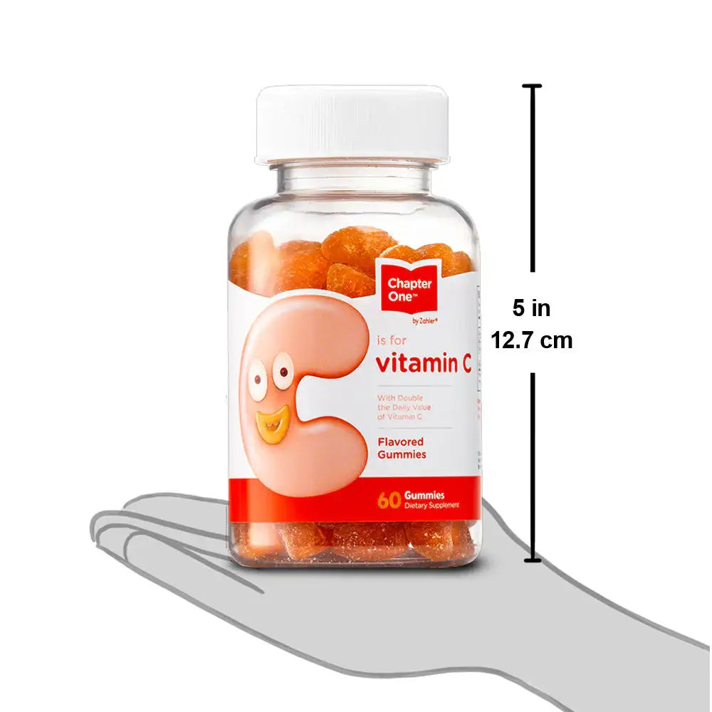 Zahler Chapter One Vitamin C Gummies - 125 mg Ascorbic Acid per Gummy for Kids Immune & Antioxidant Support - 60 Gummies - HSA/FSA Eligible