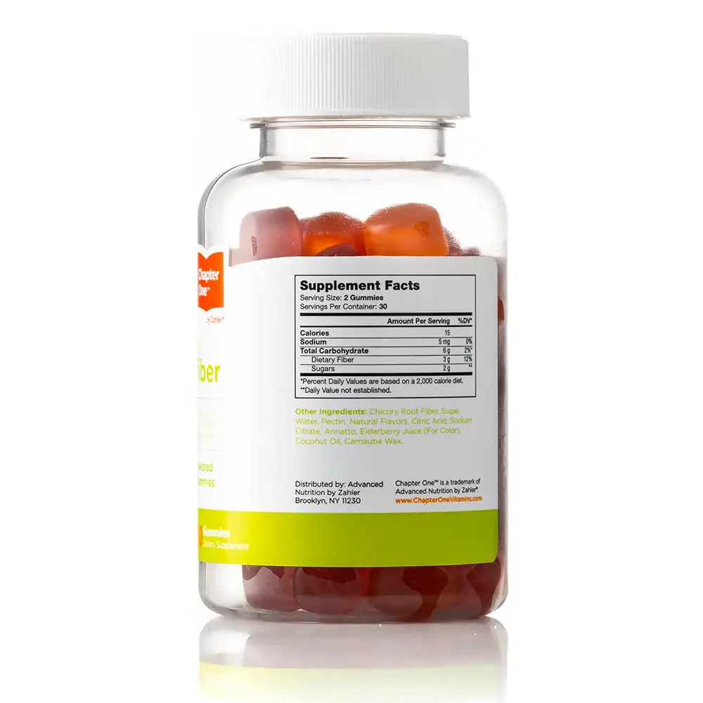 Zahler Fiber Gummies - 3g Chicory Root Fiber for Digestive  Support, Gluten Free, Vegetarian - 60 Gummies | HSA/FSA Eligible