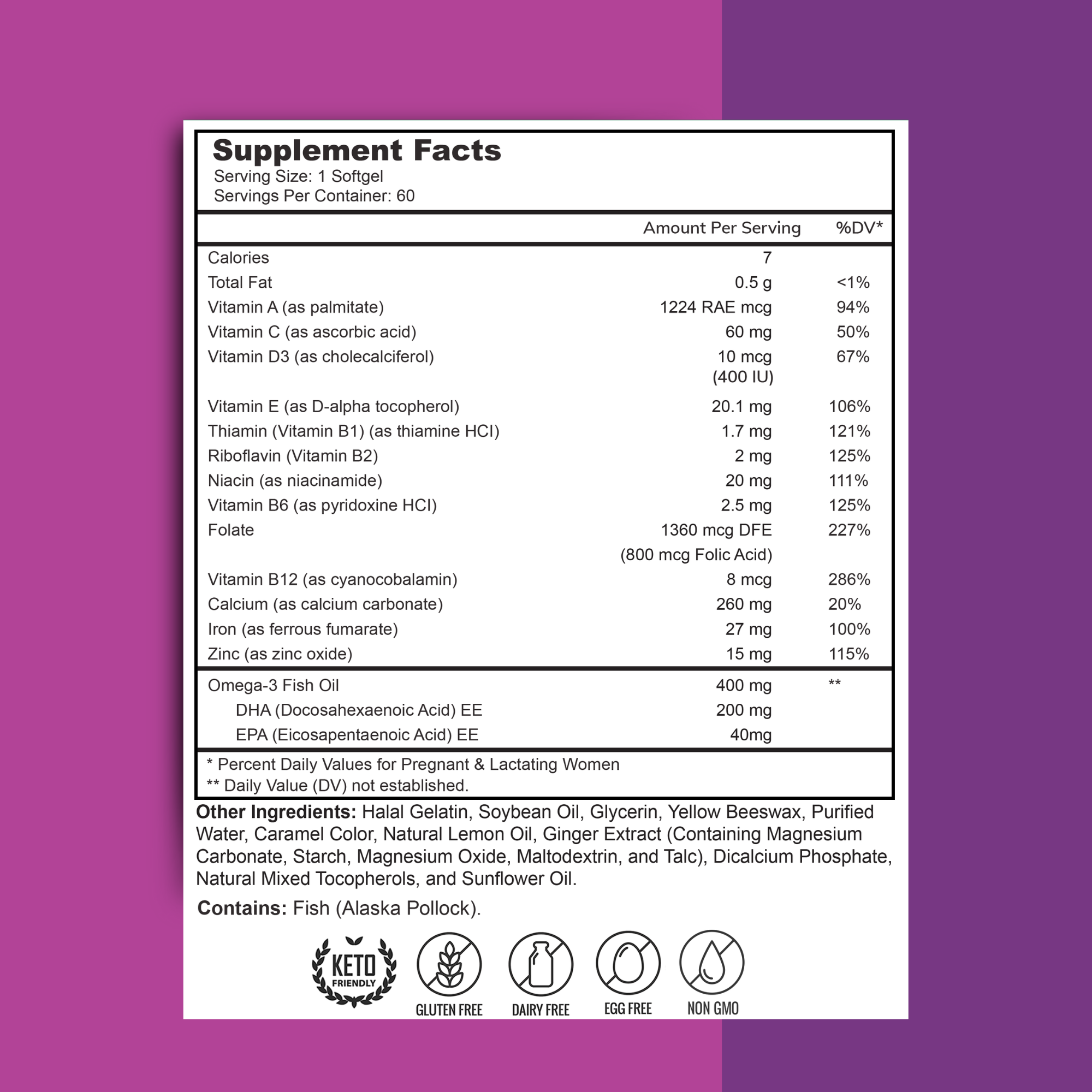 Adult Multivitamins + Collagen Peptides + Prenatal DHA Bundle
