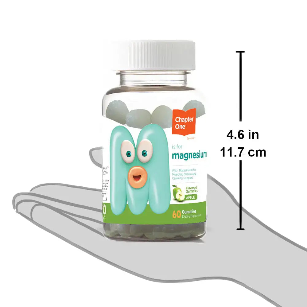 Zahler Chapter One Magnesium Gummies - Apple Flavor - Muscle Strength & Calm Support - 60 Gummies - HSA/FSA Eligible