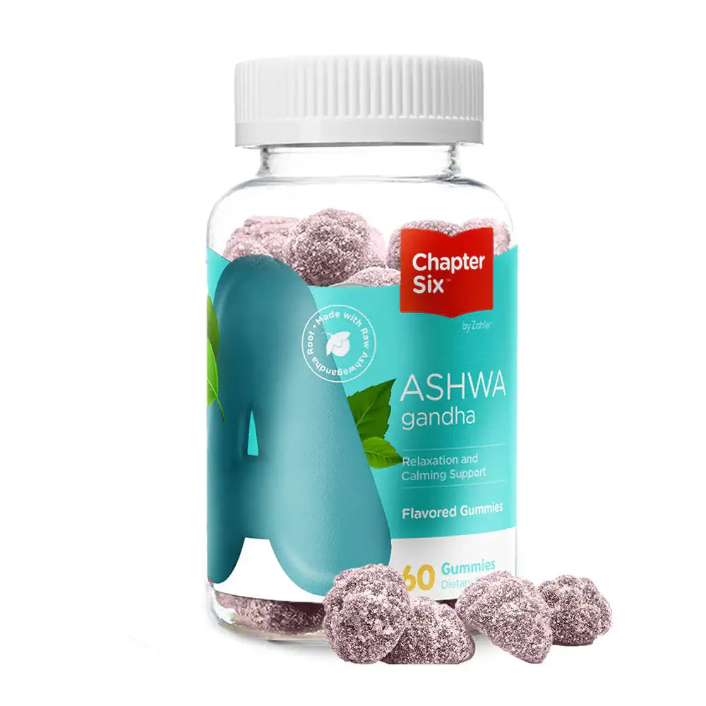Zahler Ashwagandha Gummies - 300mg KSM-66® for Stress Support, Cherry Flavor, Gluten Free, Vegan, 60 ct - HSA/FSA Eligible