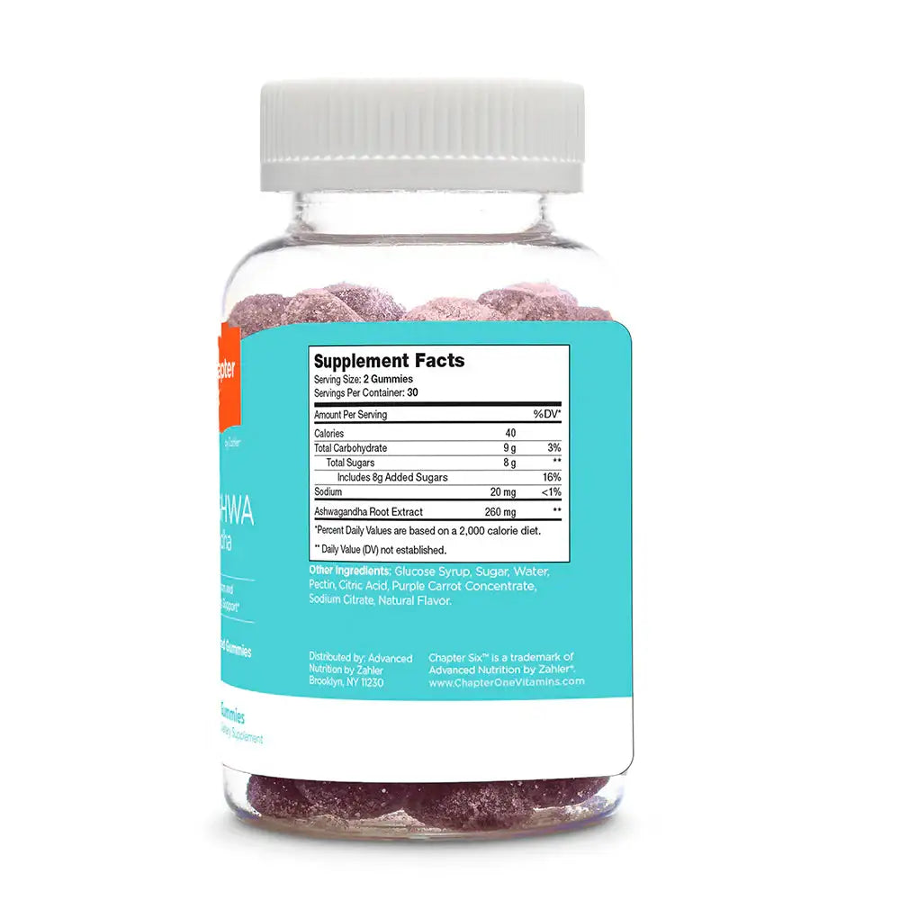 Zahler Ashwagandha Gummies - 300mg KSM-66® for Stress Support, Cherry Flavor, Gluten Free, Vegan, 60 ct - HSA/FSA Eligible