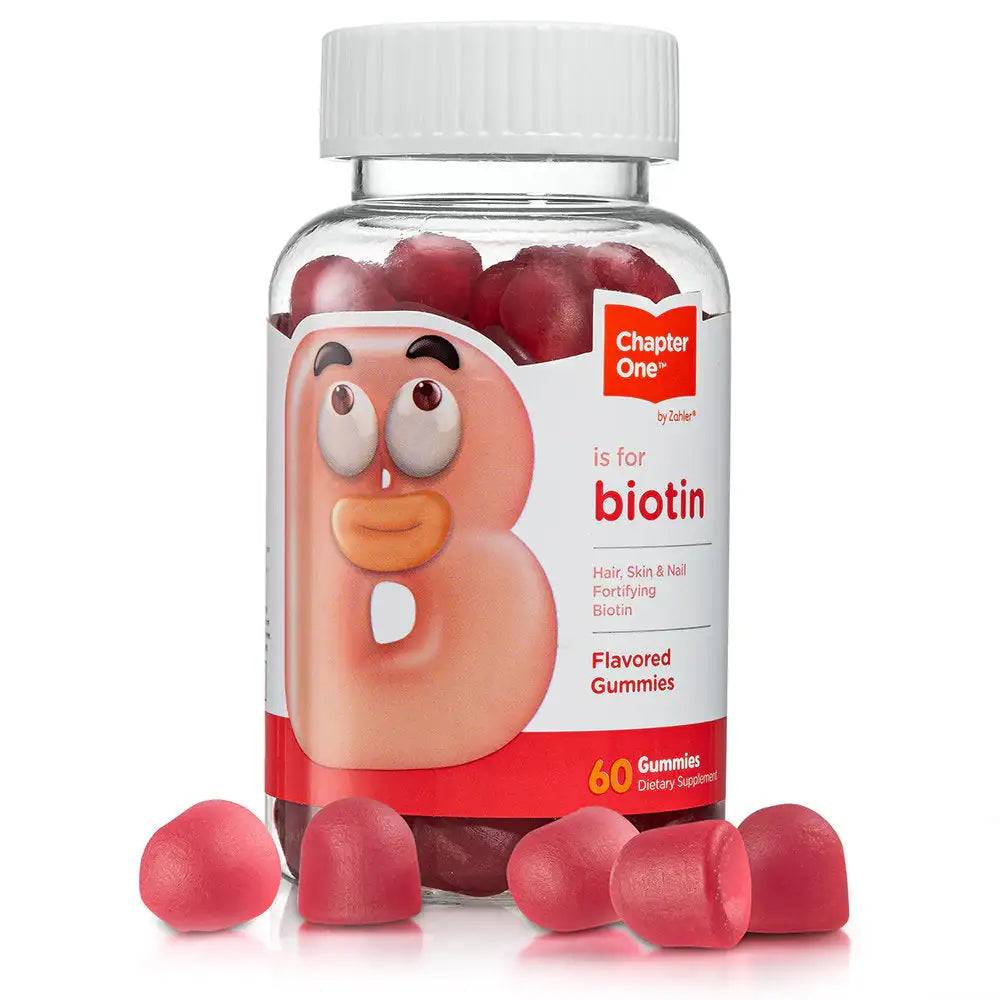 Zahler Biotin Gummies for Hair, Skin & Nail Health, 2.5mg Biotin  per Gummy, Vegetarian, Gluten-Free, 60 Count - HSA/FSA Eligible