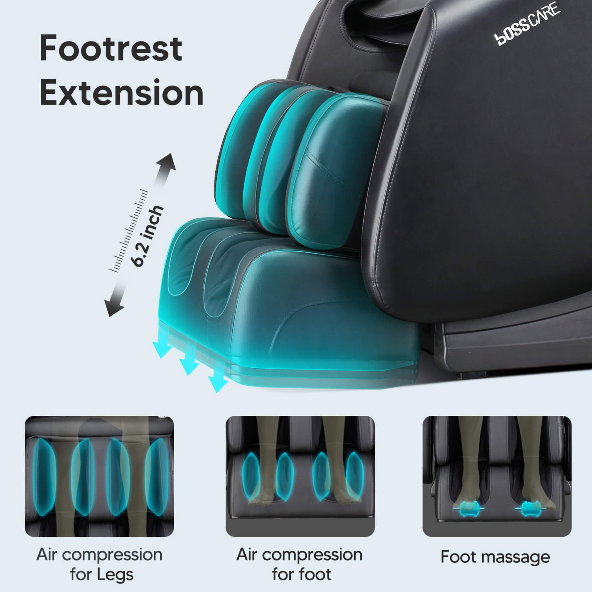 ADgear TG-61M TRANGER リモートコントローラー付 Bosscare Full Body Zero Gravity Shiatsu Recliner Massage