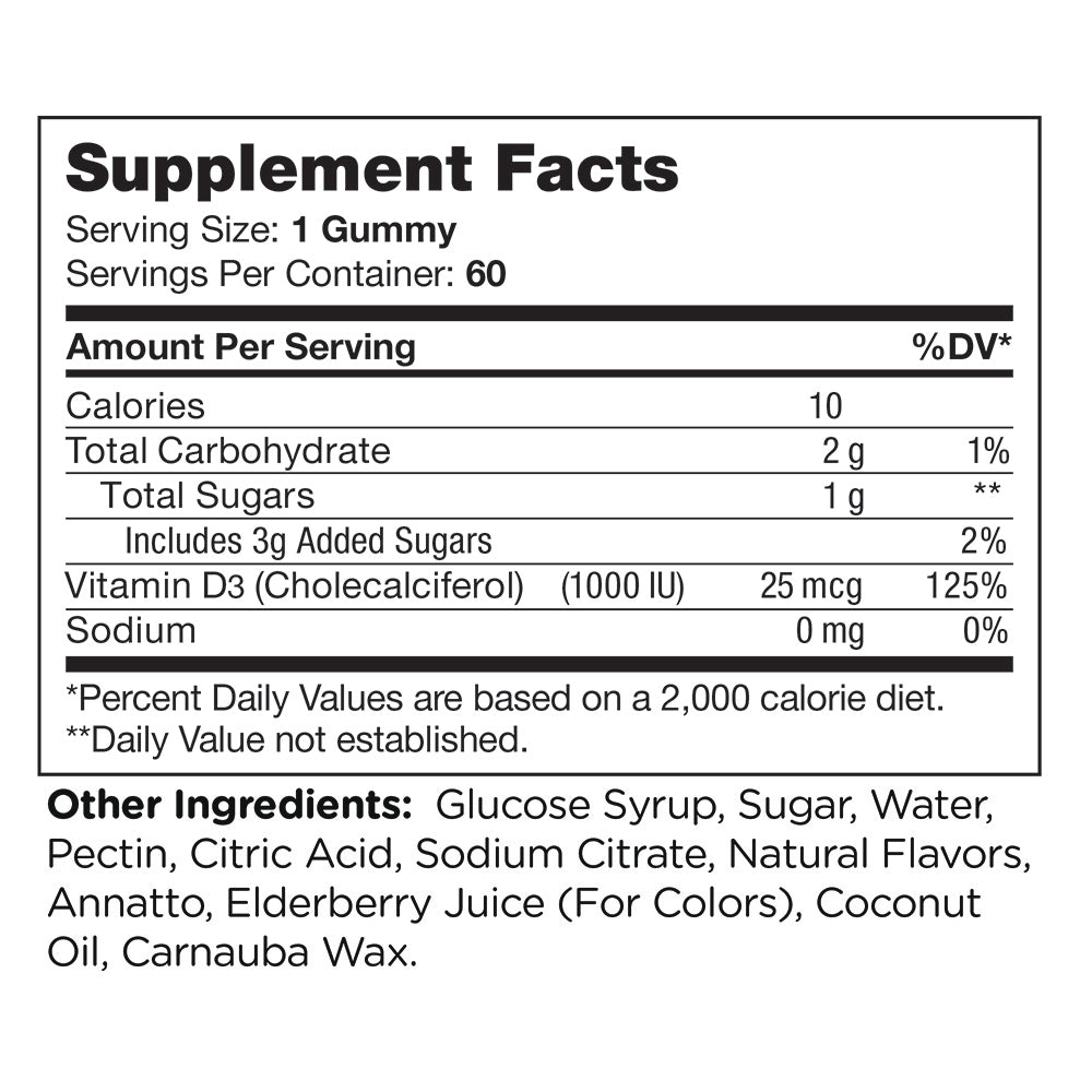Vitamin D3 Gummies
