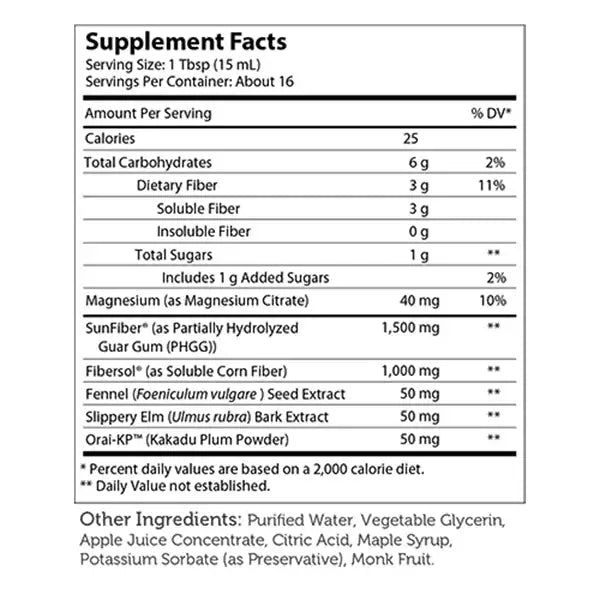 Zahler KonstiKid - Gentle Digestive Support with Magnesium, SunFiber & Fennel - Laxative-Free Liquid - 8 oz - HSA/FSA Eligible