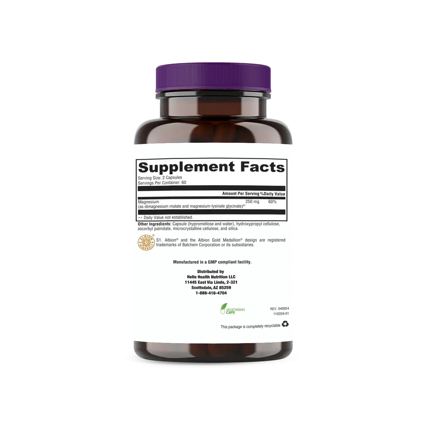Optimal Magnesium Neuro Blend 60-days