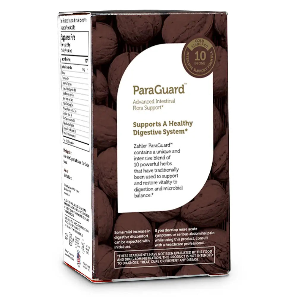 Zahler ParaGuard - Herbal Microbial & Digestive Support with Wormwood, Clove, Pumpkin Seed & Garlic - 90 Softgels - HSA/FSA Eligible