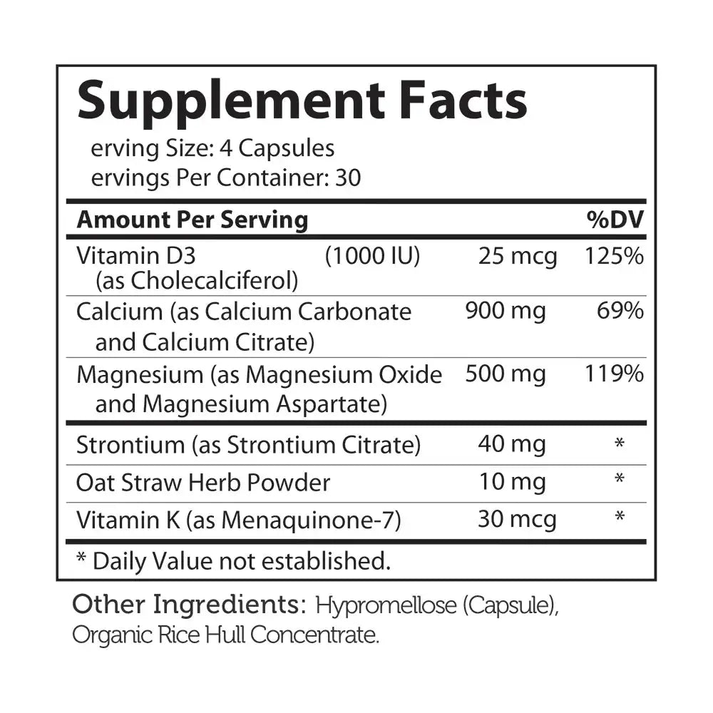 Zahler PowerCal - Comprehensive Calcium with Magnesium, Vitamin D3 & K2 - Bone Density & Joint Support - 120 Capsules - HSA/FSA Eligible