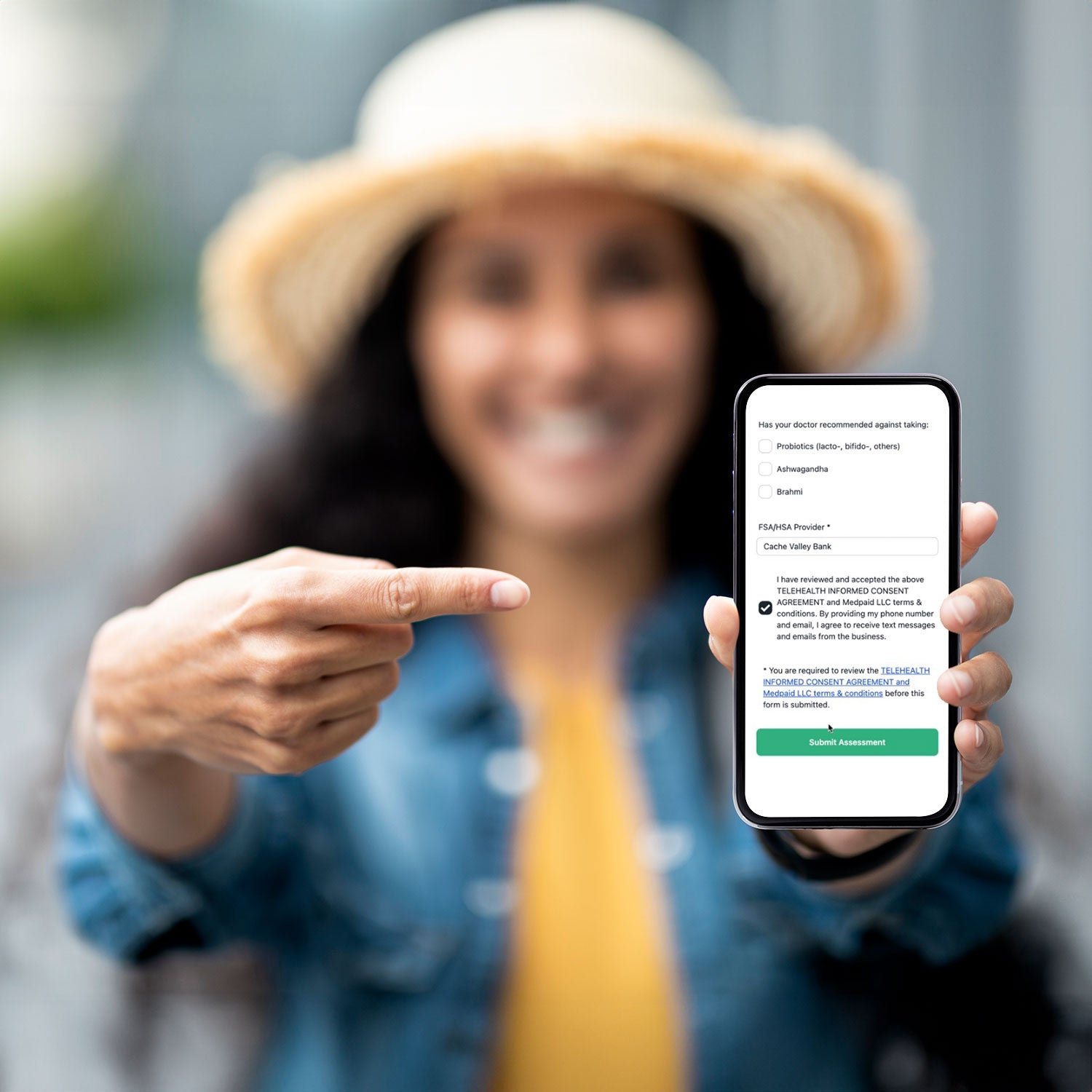 Complete the free health assessment