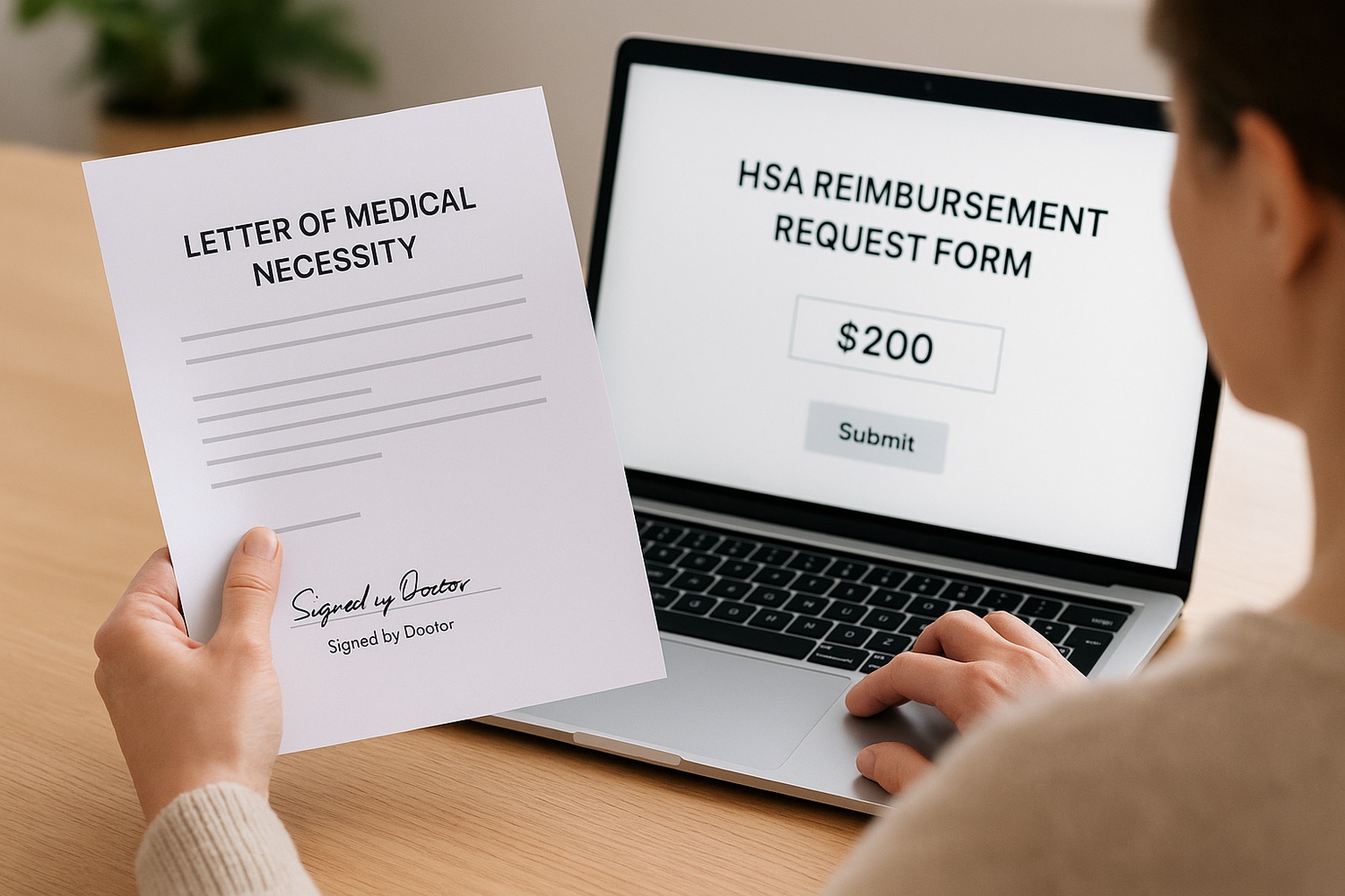 Paying directly with an HSA/FSA card at checkout