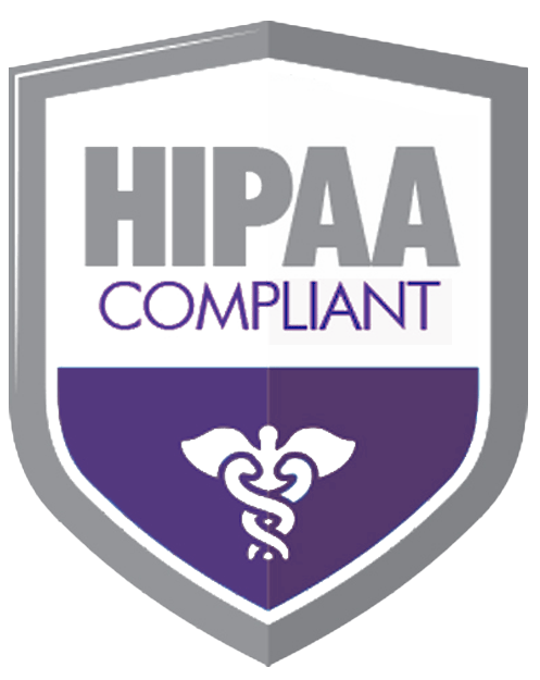 HIPAA-Compliant-Logo with white